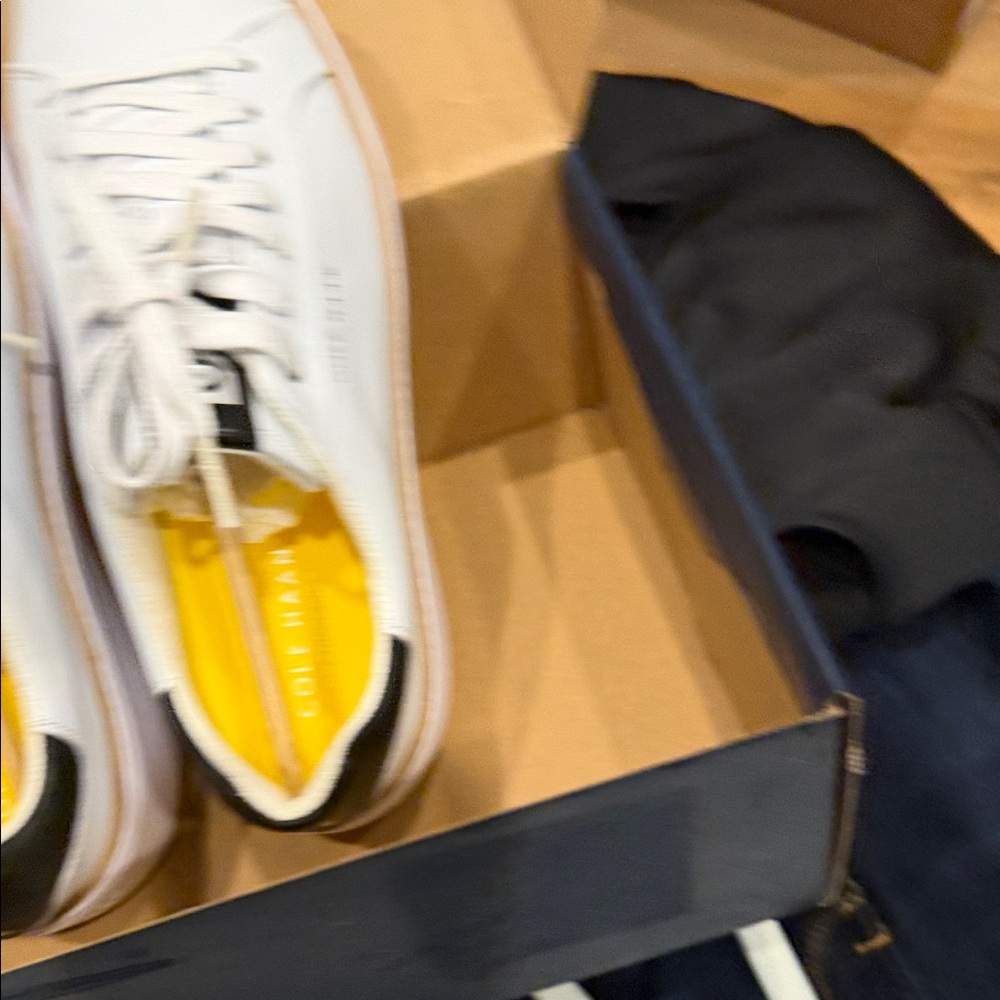Cole Haan Women’s White and Tan Sneakers - Picture 6 of 6